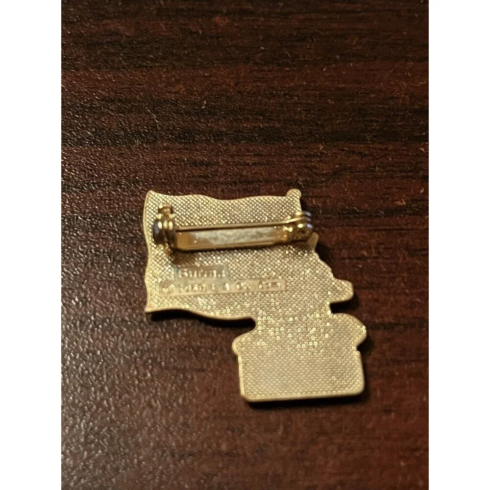 Vintage 1984 Los Angeles Olympics Coca‎ Cola Sam Eagle Burma Flag Lapel Pin